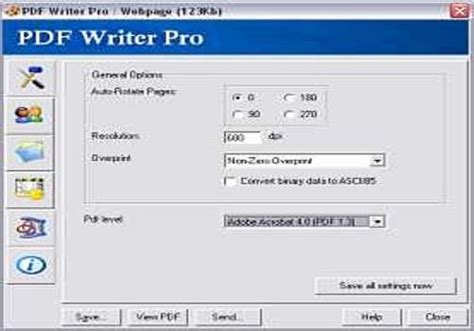 Free download of Foldable Pdf Web Writer Professional 2. 4.